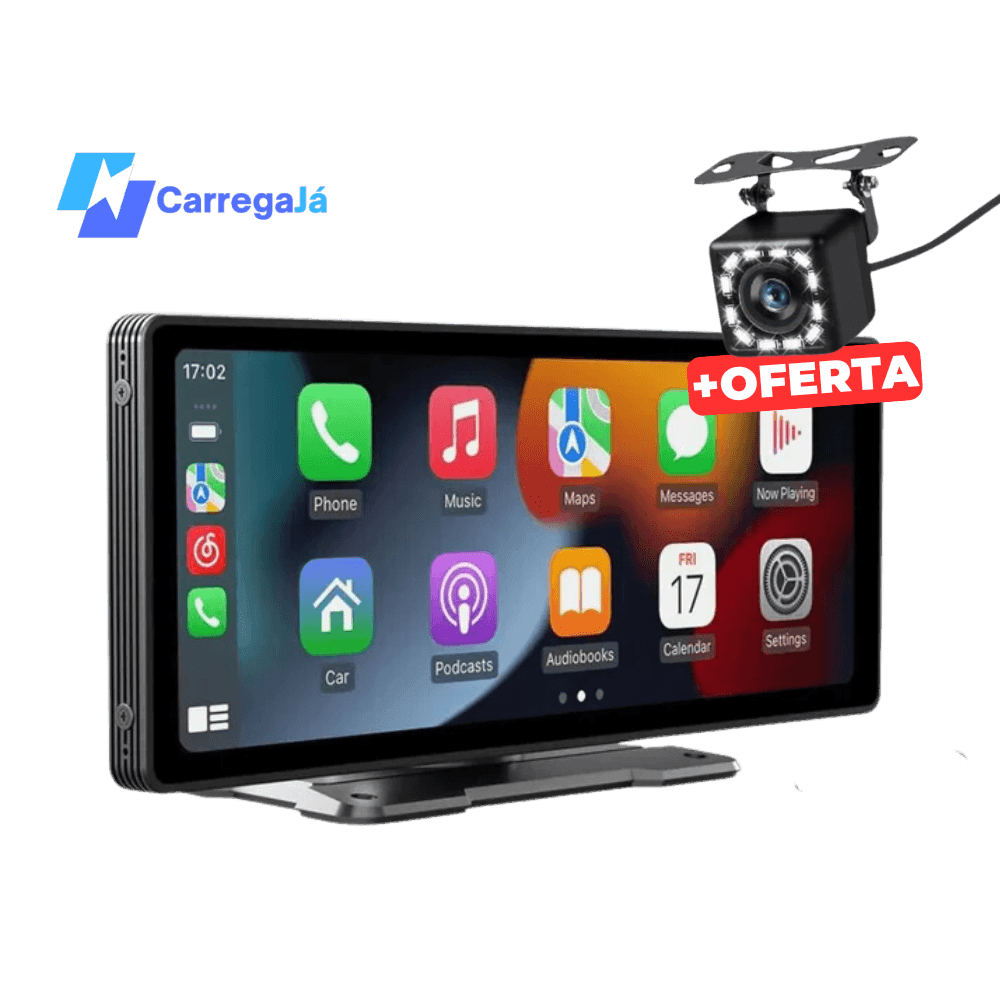 Tela Multimídia com CarPlay e Android Auto | Carrega Já 2.0 | + 🎁 Oferta Exclusia - LandCar