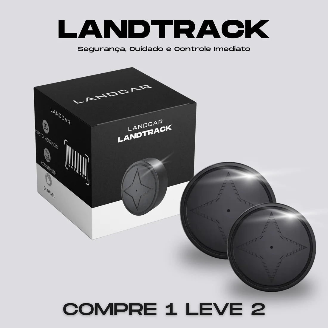 (COMPRE 1 LEVE 2) Mini Rastreador GPS - LandTrack™